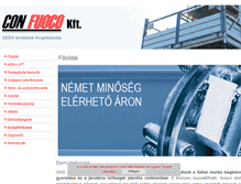 Tablet Screenshot of confuoco-geda.hu